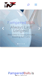 Mobile Screenshot of pamperedballs.com